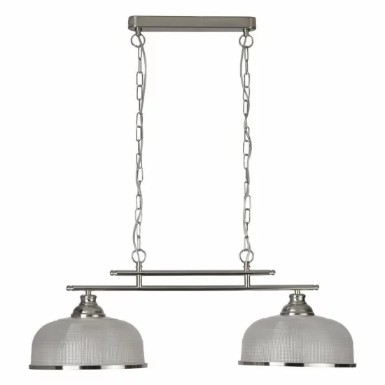 Searchlight Pendant Lamp Bistro 2xE27x60W, 3592-2SS Searchlight Pendant Lamp Bistro 2xE27x60W, 3592-2SS
