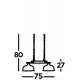 Searchlight Pendant Lamp Bistro 2xE27x60W, 3592-2SS Searchlight Pendant Lamp Bistro 2xE27x60W, 3592-2SS