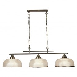 Searchlight Pendant Lamp Bistro 3xE27x60W, 3593-3AB