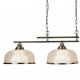 Searchlight Pendant Lamp Bistro 3xE27x60W, 3593-3AB