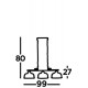 Searchlight подвесной светильник Bistro 3xE27x60W, 3593-3AB