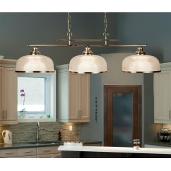 Searchlight Pendant Lamp Bistro 3xE27x60W, 3593-3AB