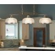 Searchlight Pendant Lamp Bistro 3xE27x60W, 3593-3AB