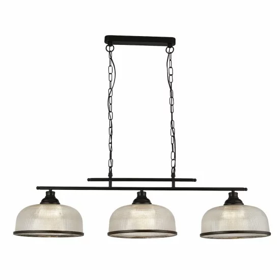 Searchlight Pendant Lamp Highworth 3xE27x60W, 3593-3BK