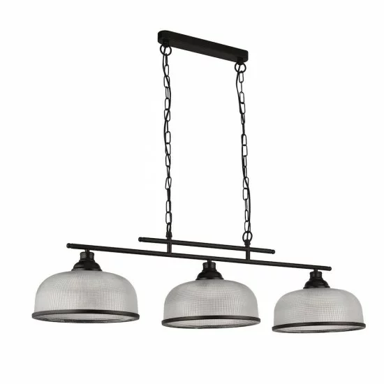 Searchlight Pendant Lamp Highworth 3xE27x60W, 3593-3BK
