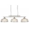 Searchlight Pendant Lamp Bistro 3xE27x60W, 3593-3SS