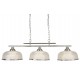 Searchlight Pendant Lamp Bistro 3xE27x60W, 3593-3SS