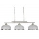 Searchlight Pendant Lamp Bistro 3xE27x60W, 3593-3SS