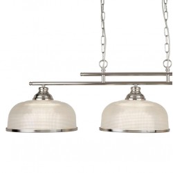 Searchlight Pendant Lamp Bistro 3xE27x60W, 3593-3SS