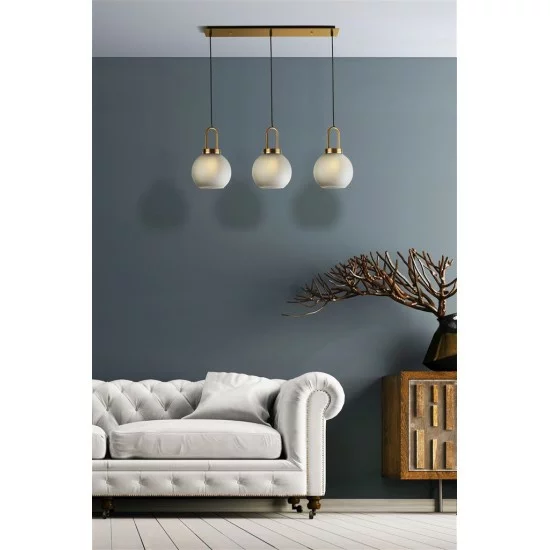 Searchlight piekaramā lampa Snowdrop 3xE27x60W, 36632-3AC Searchlight piekaramā lampa Snowdrop 3xE27x60W, 36632-3AC