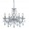 Searchlight chandelier Marie Therese 5xE14x60W, 1455-5BK