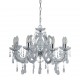 Searchlight pendant lamp Marie Therese, 8x60WxE14, 399-8