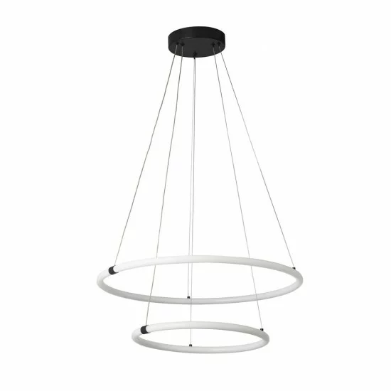 Searchlight piekaramā lampa Revolve LED 2x28.24W, 3533lm, 40176-2BK Searchlight piekaramā lampa Revolve LED 2x28.24W, 3533lm, 40176-2BK