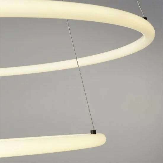 Searchlight piekaramā lampa Revolve LED 2x28.24W, 3533lm, 40176-2BK Searchlight piekaramā lampa Revolve LED 2x28.24W, 3533lm, 40176-2BK