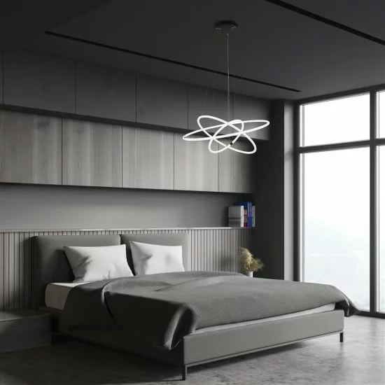 Searchlight piekaramā lampa Revolve LED 3x59.81W, 7195m, 40176-3BK Searchlight piekaramā lampa Revolve LED 3x59.81W, 7195m, 40176-3BK
