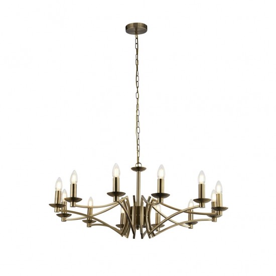 Searchlight chandelier Ascona 12xE14x60W, 41312-12AB