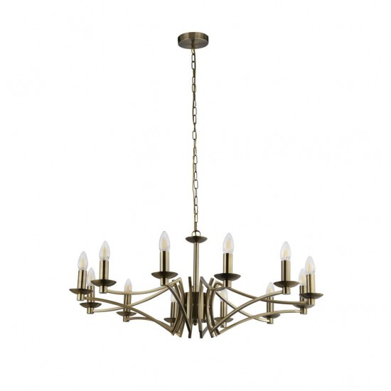 Searchlight chandelier Ascona 12xE14x60W, 41312-12AB