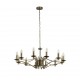 Searchlight chandelier Ascona 12xE14x60W, 41312-12AB