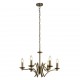 Searchlight chandelier Ascona 6xE14x60W, 41312-6AB