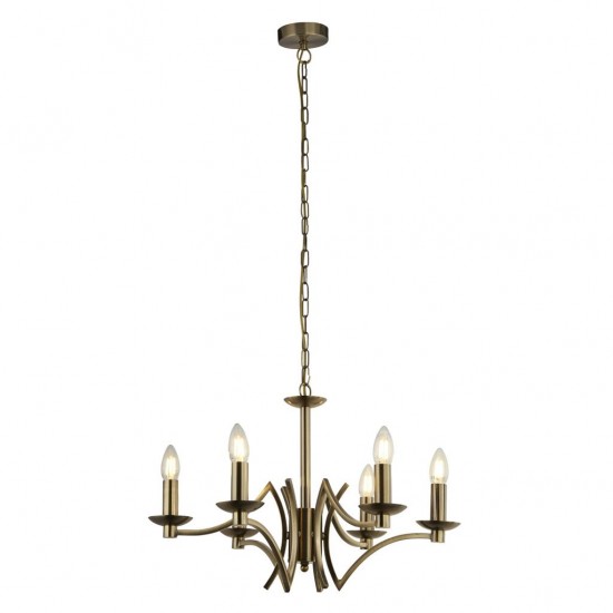 Searchlight chandelier Ascona 6xE14x60W, 41312-6AB