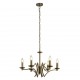 Searchlight chandelier Ascona 6xE14x60W, 41312-6AB