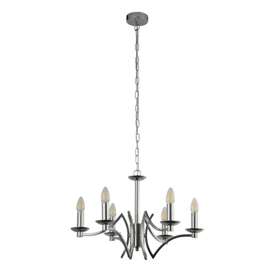 Searchlight Pendant Lamp Ascona 6xE14x60W, 41312-6CC