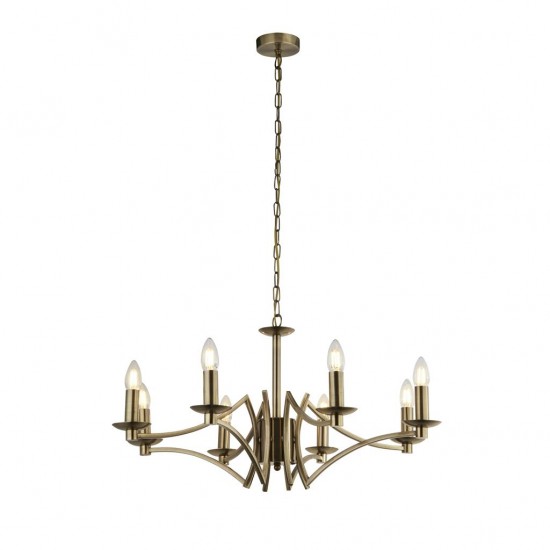 Searchlight chandelier Ascona 8xE14x60W, 41312-8AB