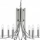 Searchlight piekaramā lampa Ascona 12xE14x60W, 41612-12SS Searchlight piekaramā lampa Ascona 12xE14x60W, 41612-12SS