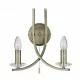 Searchlight sienas gaismeklis Ascona 2xE14x60W 4162-2AB Searchlight sienas gaismeklis Ascona 2xE14x60W 4162-2AB