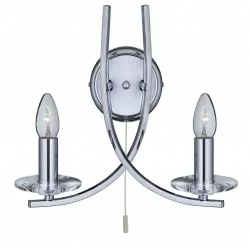 Searchlight sienas gaismeklis Ascona 2xE14x60W 4162-2CC