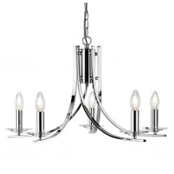 Searchlight chandelier Ascona 5xE14x60W, 4165-5CC