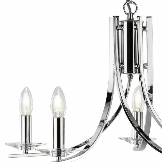 Searchlight lustra Ascona 5xE14x60W, 4165-5CC Searchlight lustra Ascona 5xE14x60W, 4165-5CC