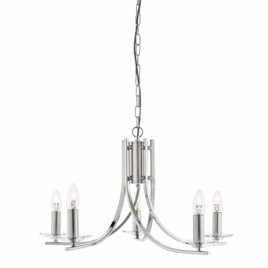 Searchlight Pendant Lamp Ascona 5xE14x60W, 4165-5SS Searchlight Pendant Lamp Ascona 5xE14x60W, 4165-5SS