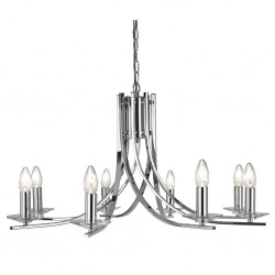 Searchlight chandelier Ascona 8xE14x60W, 4168-8CC