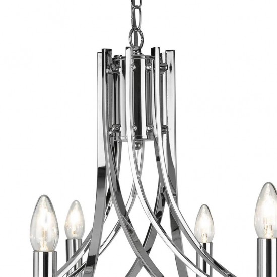 Searchlight Pendant Lamp Ascona 8xE14x60W, 4168-8CC