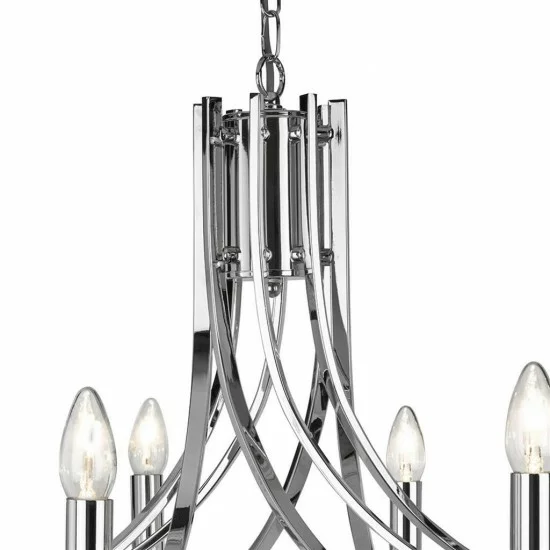 Searchlight Kronleuchter Ascona 8xE14x60W, 4168-8CC Searchlight Kronleuchter Ascona 8xE14x60W, 4168-8CC