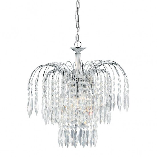 Searchlight Pendant Lamp Victoria Waterfall 3xE14x60W, 4173-3