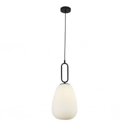 Searchlight pendant lamp Elixir, 1x60WxE27, 43581-1BK