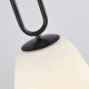 Searchlight pendant lamp Elixir, 1x60WxE27, 43581-1BK