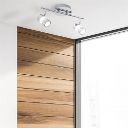 Searchlight Ceiling Lamp Bubbles LED Flush 2x4.5W, 4412CC