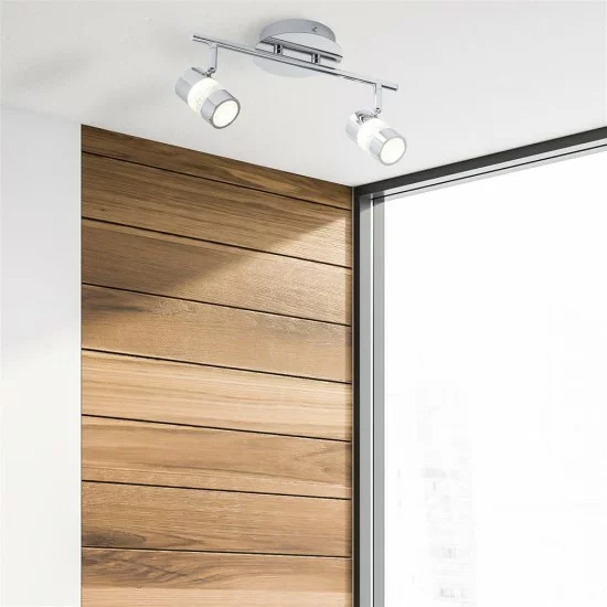 Searchlight Deckenlampe Bubbles LED Flush 2x4.5W, 4412CC Searchlight Deckenlampe Bubbles LED Flush 2x4.5W, 4412CC