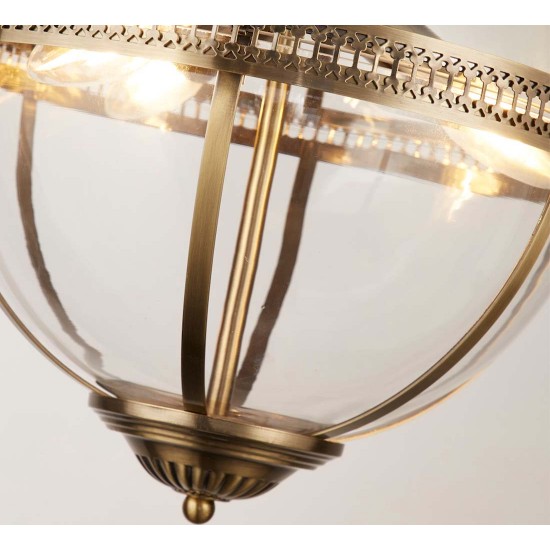 Searchlight pendant lamp Coronet, 3x60WxE14, 44213-3AB