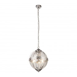 Searchlight pendant lamp Coronet, 3x60WxE14, 44213-3CC