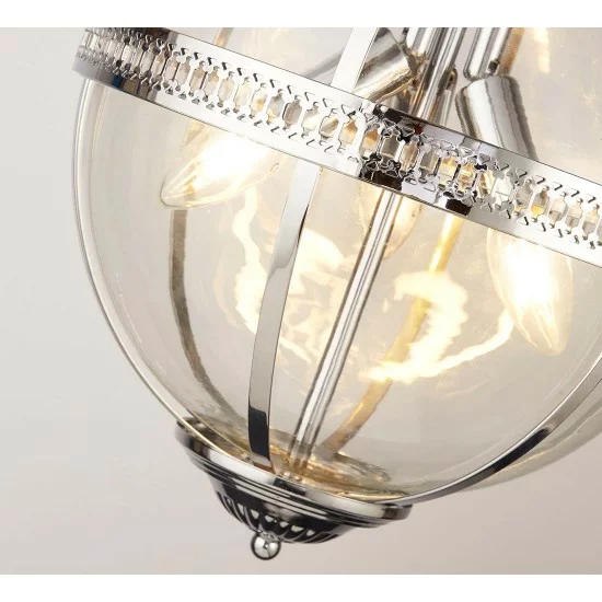 Searchlight Pendelleuchte Coronet, 3x60WxE14, 44213-3CC Searchlight Pendelleuchte Coronet, 3x60WxE14, 44213-3CC