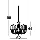 Searchlight Pendelleuchte Zanzibar 8xE14x60W, 4489-8