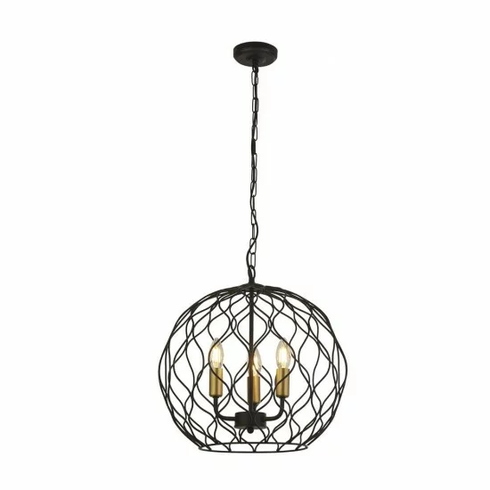 Searchlight pendant lamp Finesse, 3x60WxE14, 4513-3BK Searchlight pendant lamp Finesse, 3x60WxE14, 4513-3BK