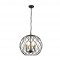 Searchlight pendant lamp Finesse, 3x60WxE14, 4513-3BK