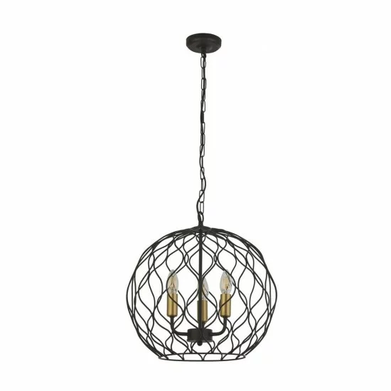Searchlight pendant lamp Finesse, 3x60WxE14, 4513-3BK Searchlight pendant lamp Finesse, 3x60WxE14, 4513-3BK