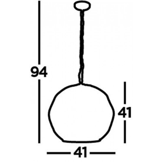 Searchlight Pendelleuchte Finesse, 3x60WxE14, 4513-3BK