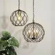 Searchlight pendant lamp Finesse, 3x60WxE14, 4513-3BK Searchlight pendant lamp Finesse, 3x60WxE14, 4513-3BK